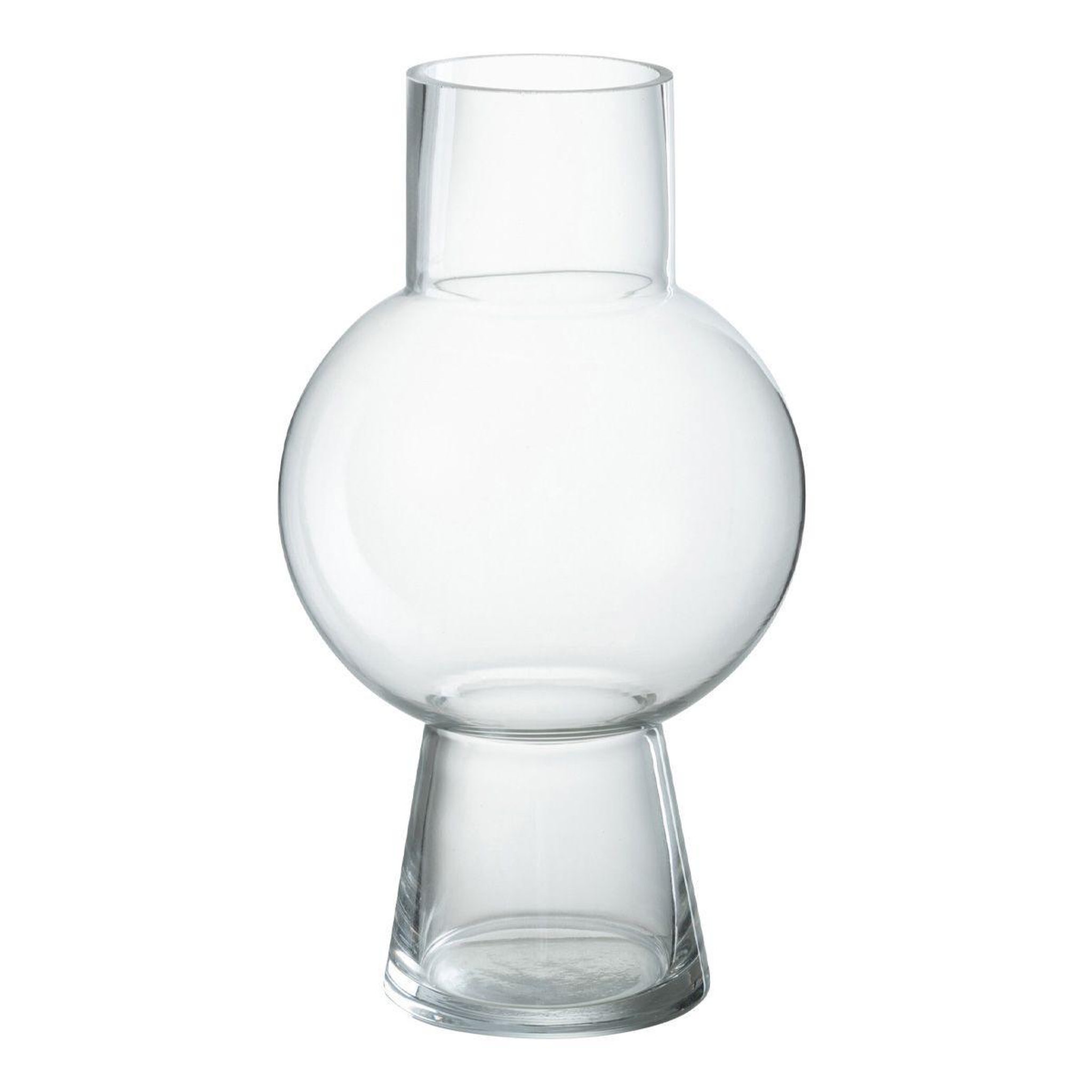 J-LINE Vase boule en verre  pinky perfect  31cm transparent