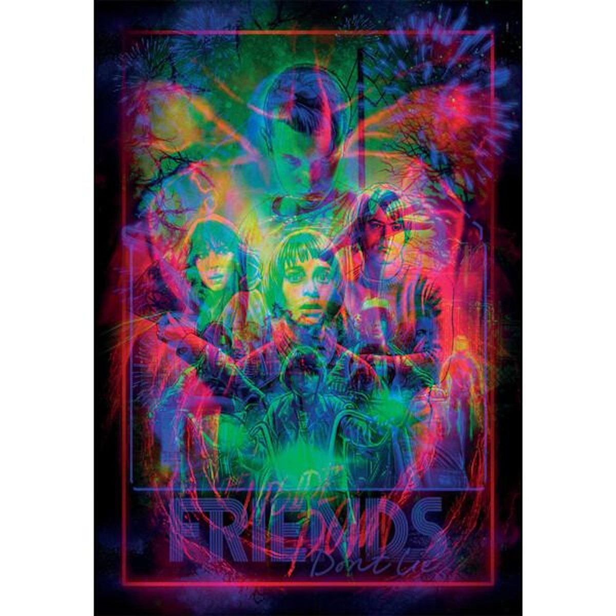 CLEMENTONI Puzzle 520 pièces - Stranger Things - Clementoni - Le Monde à l'Envers