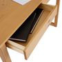 Voir la diapositive 6 : IDIMEX Bureau NOAH 2 tiroirs, en pin massif