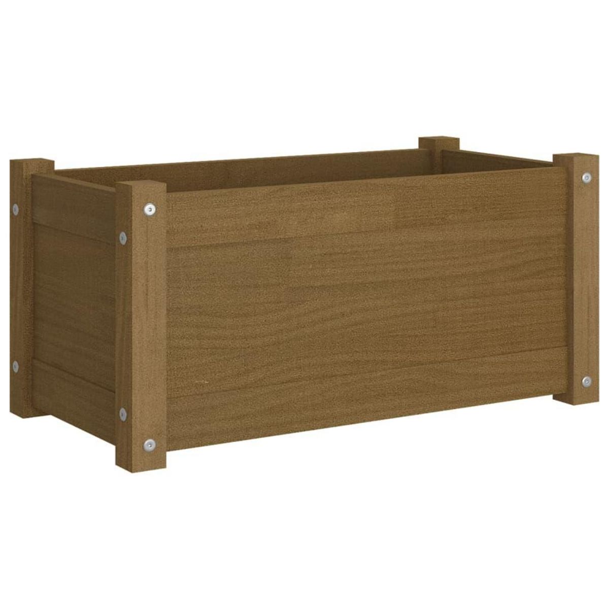 VIDAXL Jardiniere d'exterieur Marron miel 60x31x31 cm Bois de pin