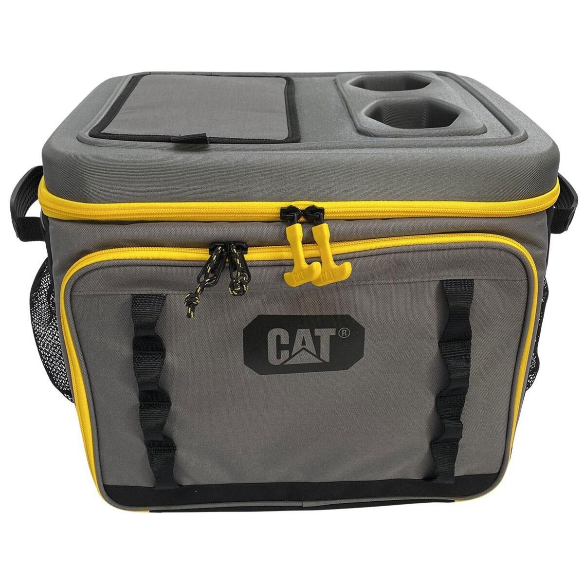 Glacière portable Sac isotherme 39 Litres Grand volume Chantier Camping  Plage Caterpillar