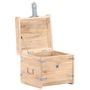 Voir la diapositive 2 : VIDAXL Coffre 40x40x40 cm Bois d'acacia solide