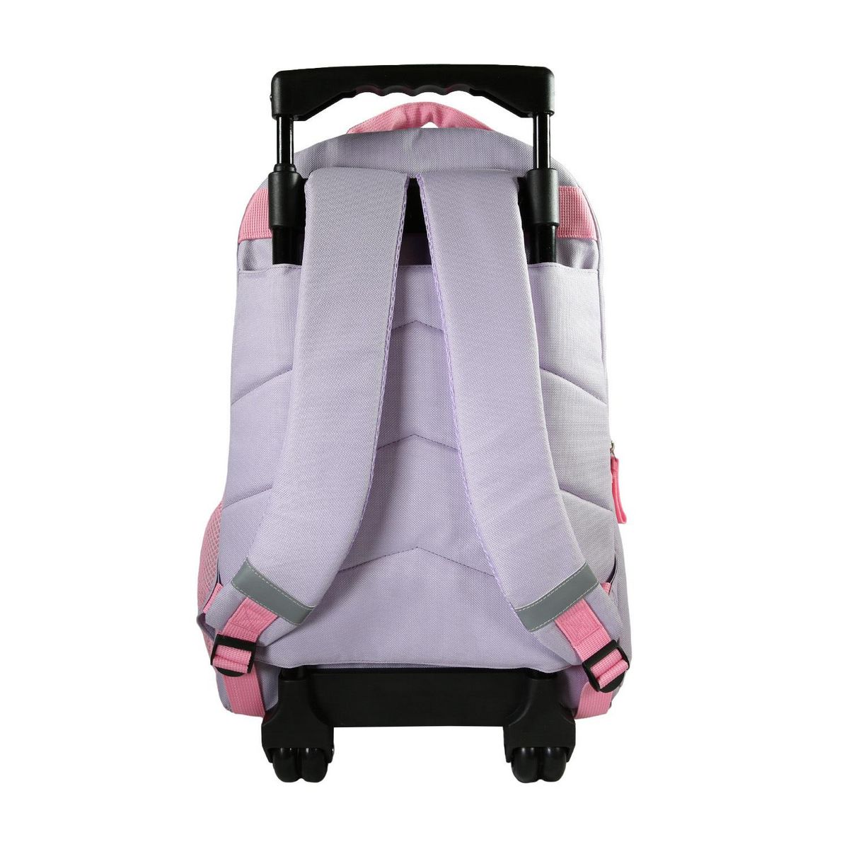 Bagtrotter Bagtrotter - Cybel - Sac à Dos Scolaire - Sac à Dos à Roulettes -  Violet - 2 Compartiments Zippés - 1 Poche Bouteille - 33x16x45cm - Bretelles Matelassées - Dos Matelassé - Matière Polyester - Sac à Dos Scolaire Primaire