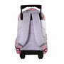 Voir la diapositive 4 : Bagtrotter Bagtrotter - Cybel - Sac à Dos Scolaire - Sac à Dos à Roulettes -  Violet - 2 Compartiments Zippés - 1 Poche Bouteille - 33x16x45cm - Bretelles Matelassées - Dos Matelassé - Matière Polyester - Sac à Dos Scolaire Primaire