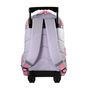 Voir la diapositive 4 : Bagtrotter Bagtrotter - Cybel - Sac à Dos Scolaire - Sac à Dos à Roulettes -  Violet - 2 Compartiments Zippés - 1 Poche Bouteille - 33x16x45cm - Bretelles Matelassées - Dos Matelassé - Matière Polyester - Sac à Dos Scolaire Primaire