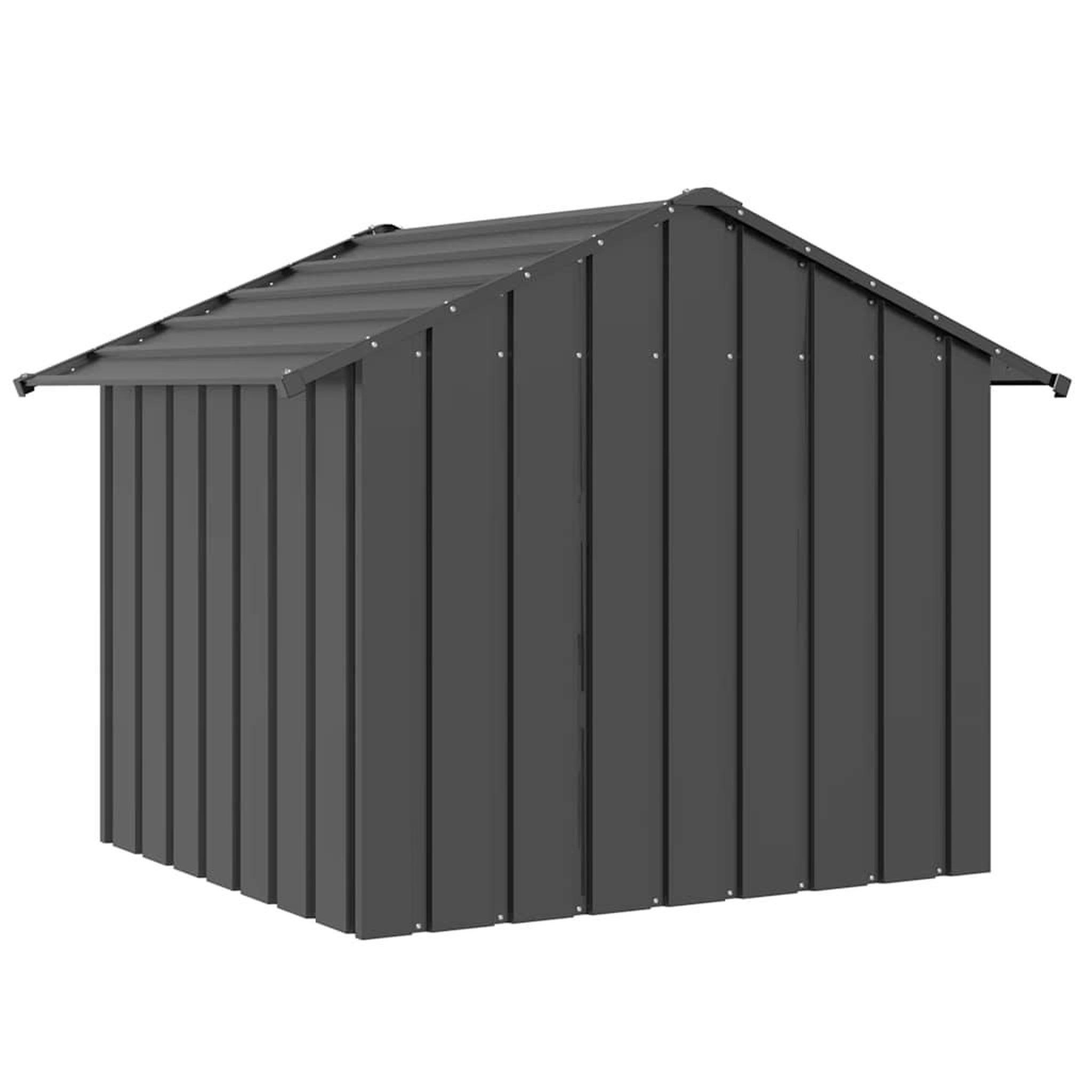 Voir la diapositive 5 : VIDAXL Niche pour chien avec toit noir 131x101x102 cm acier galvanise