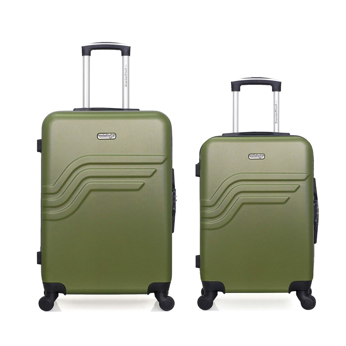 AMERICAN TRAVEL AMERICAN TRAVEL - Lot de 2 - Valise weekend et valise cabine QUEENS