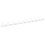 Voir la diapositive 3 : VIDAXL Piquets muraux 25 pcs Acier 1 m