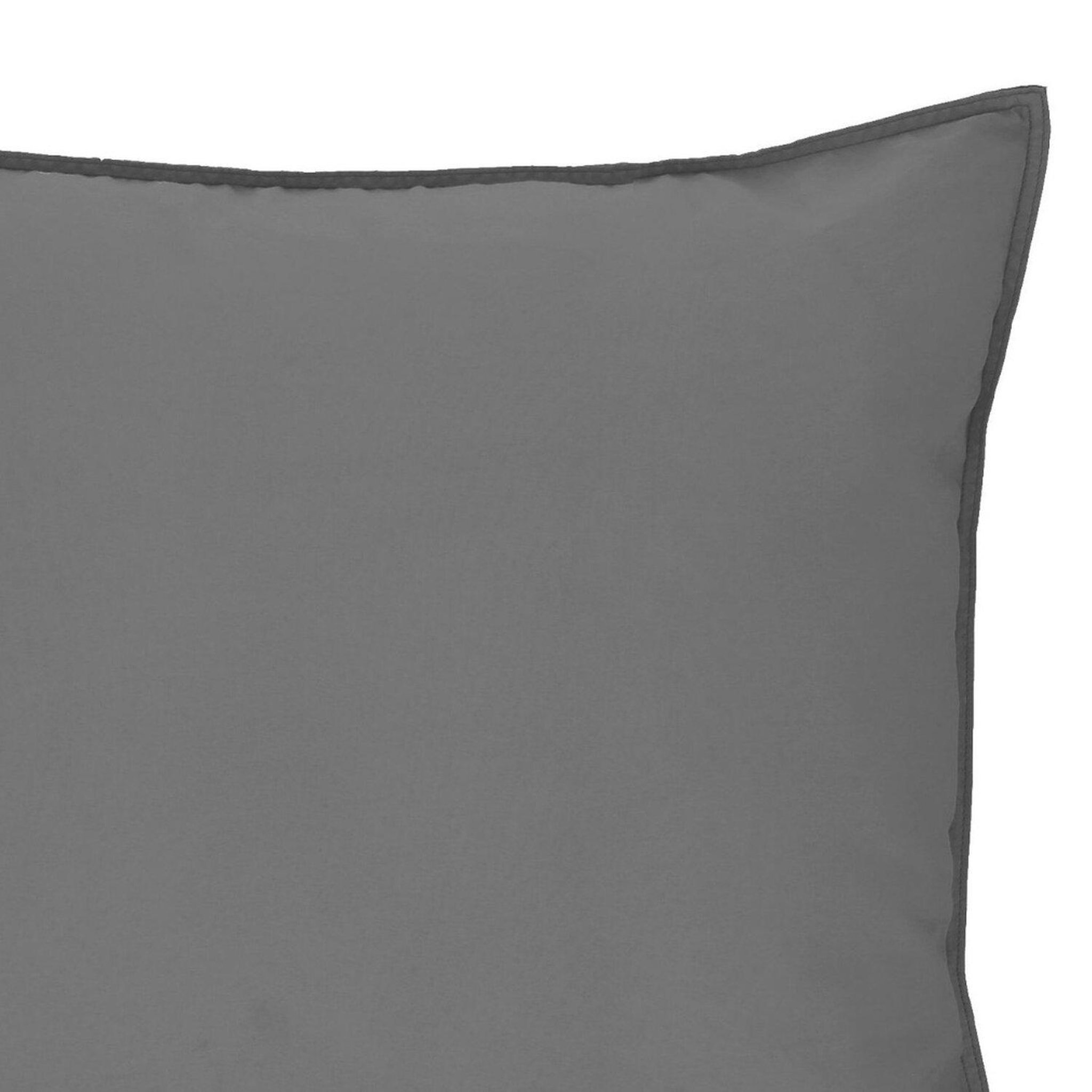 Voir la diapositive 2 : Home collection Taie d'oreiller 100% coton 57fils et lyocell