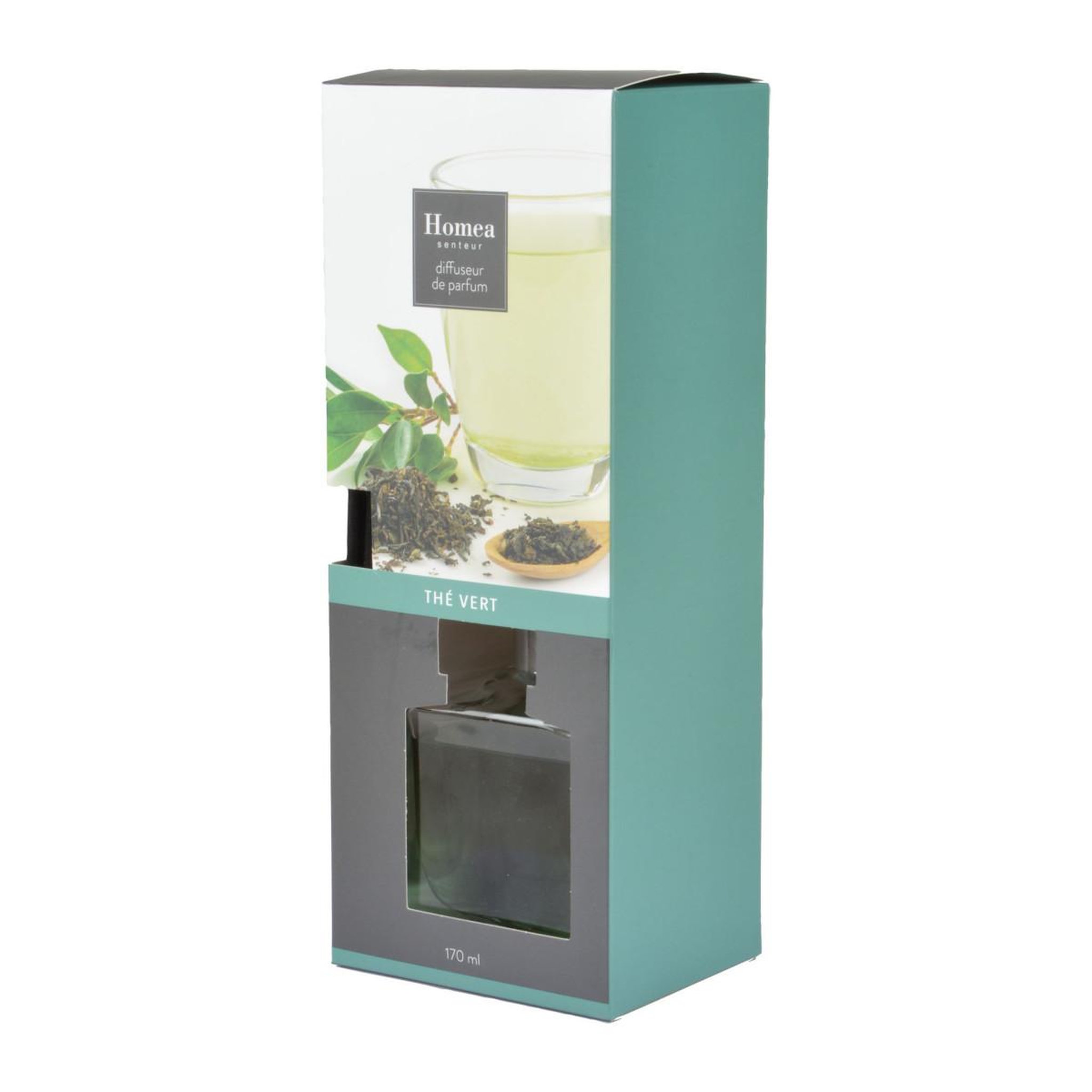 Voir la diapositive 3 : HOMEA Diffuseur de parfum  essentiel ii  170ml thé vert