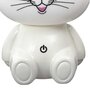 Voir la diapositive 2 : Paris Prix Veilleuse Enfant à LED  Chat  17cm Blanc