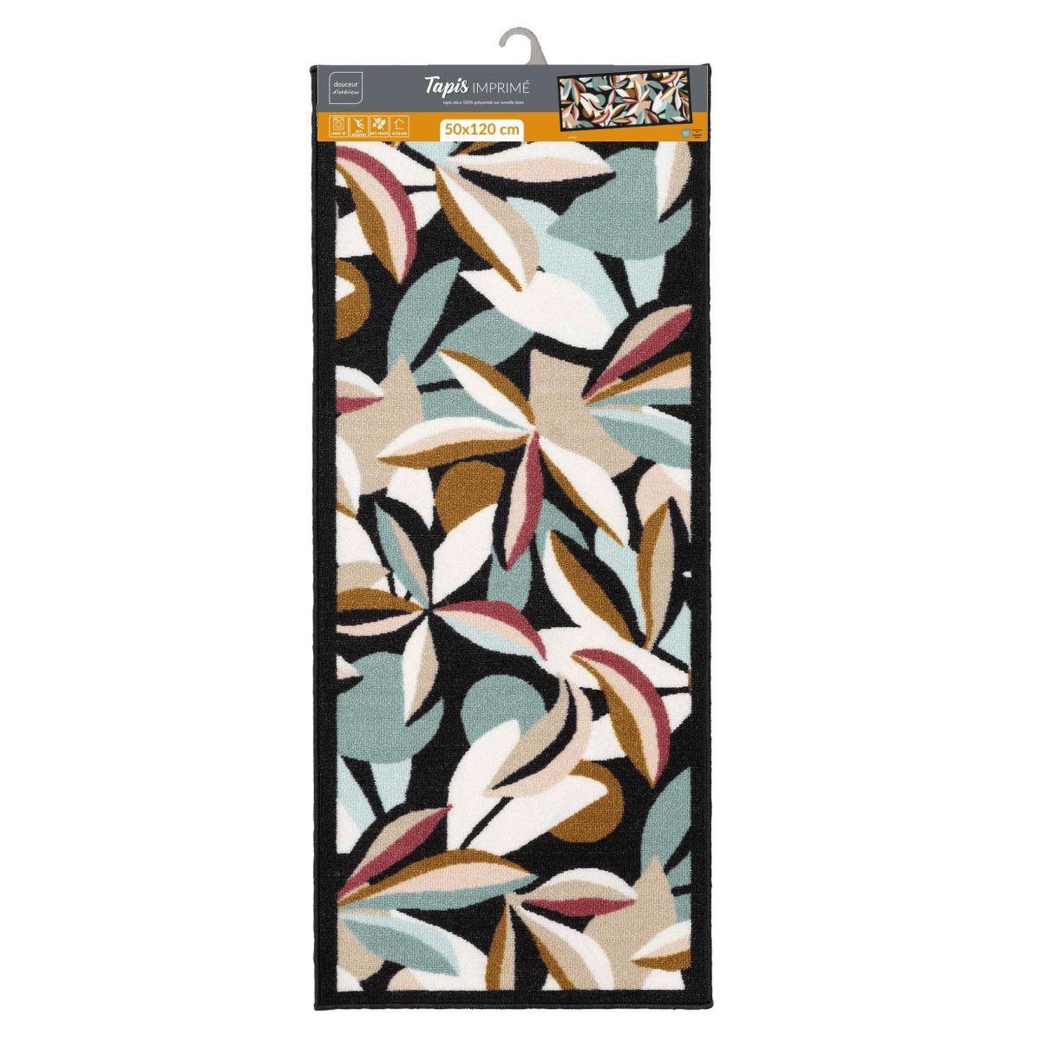 Voir la diapositive 5 : Douceur d'Intérieur Tapis imprimé  lavinia  50x120cm multicolore