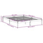 Voir la diapositive 6 : VIDAXL Cadre de lit extra long sans matelas 160x210 cm bois massif pin