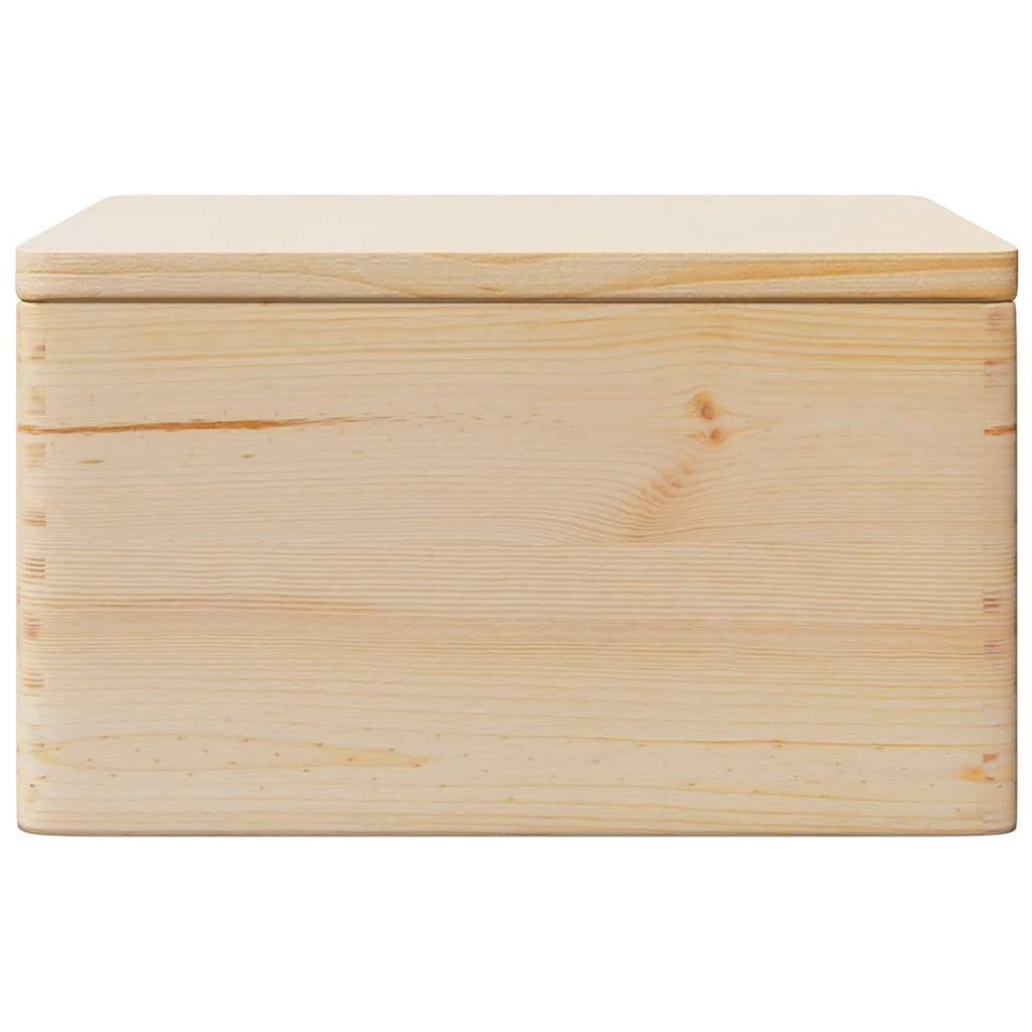 Voir la diapositive 4 : VIDAXL Boîte en bois avec couvercle 40x30x23 cm bois de pin massif
