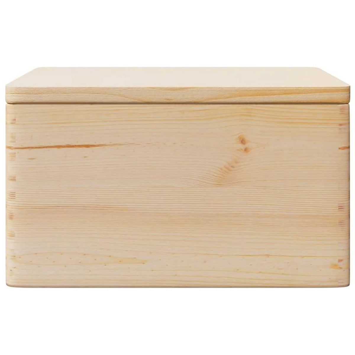VIDAXL Boîte en bois avec couvercle 40x30x23 cm bois de pin massif