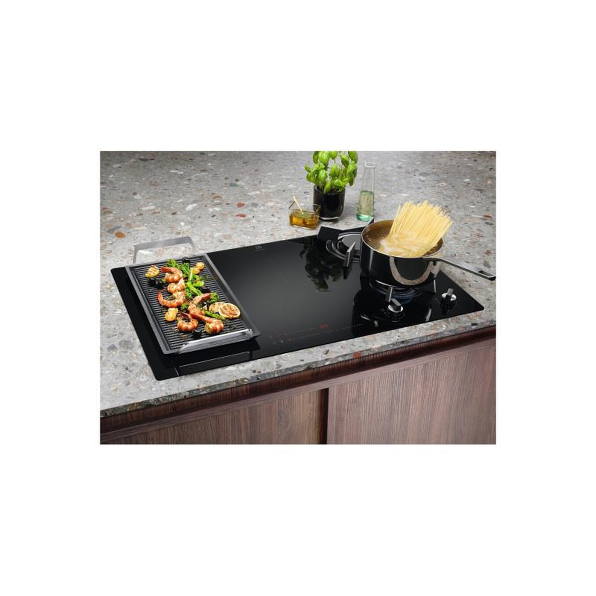 Voir la diapositive 3 : ELECTROLUX Plaque mixte Electrolux KDI951723K
