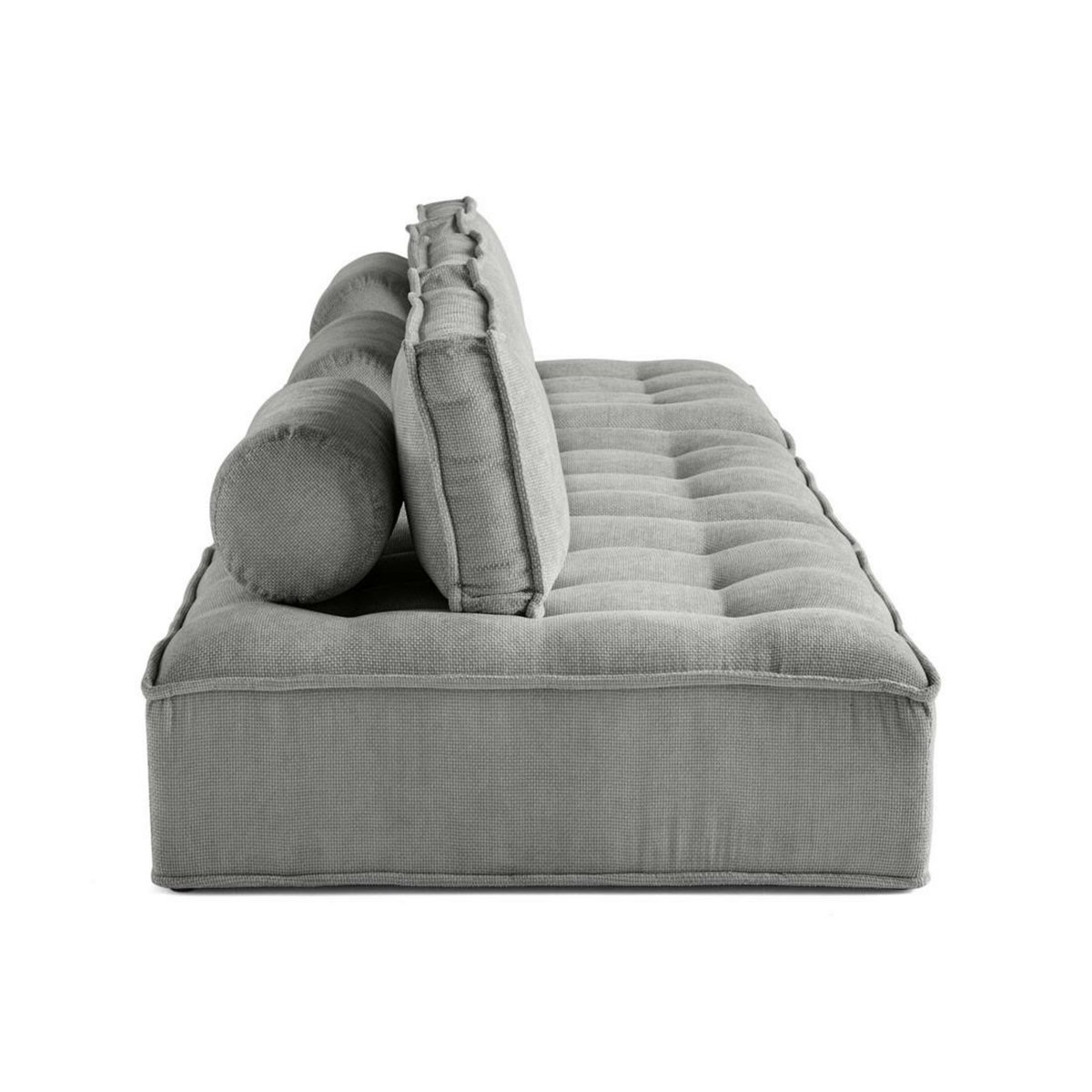 LISA DESIGN Marisol - canapé modulable droit 3 places - velours texturé