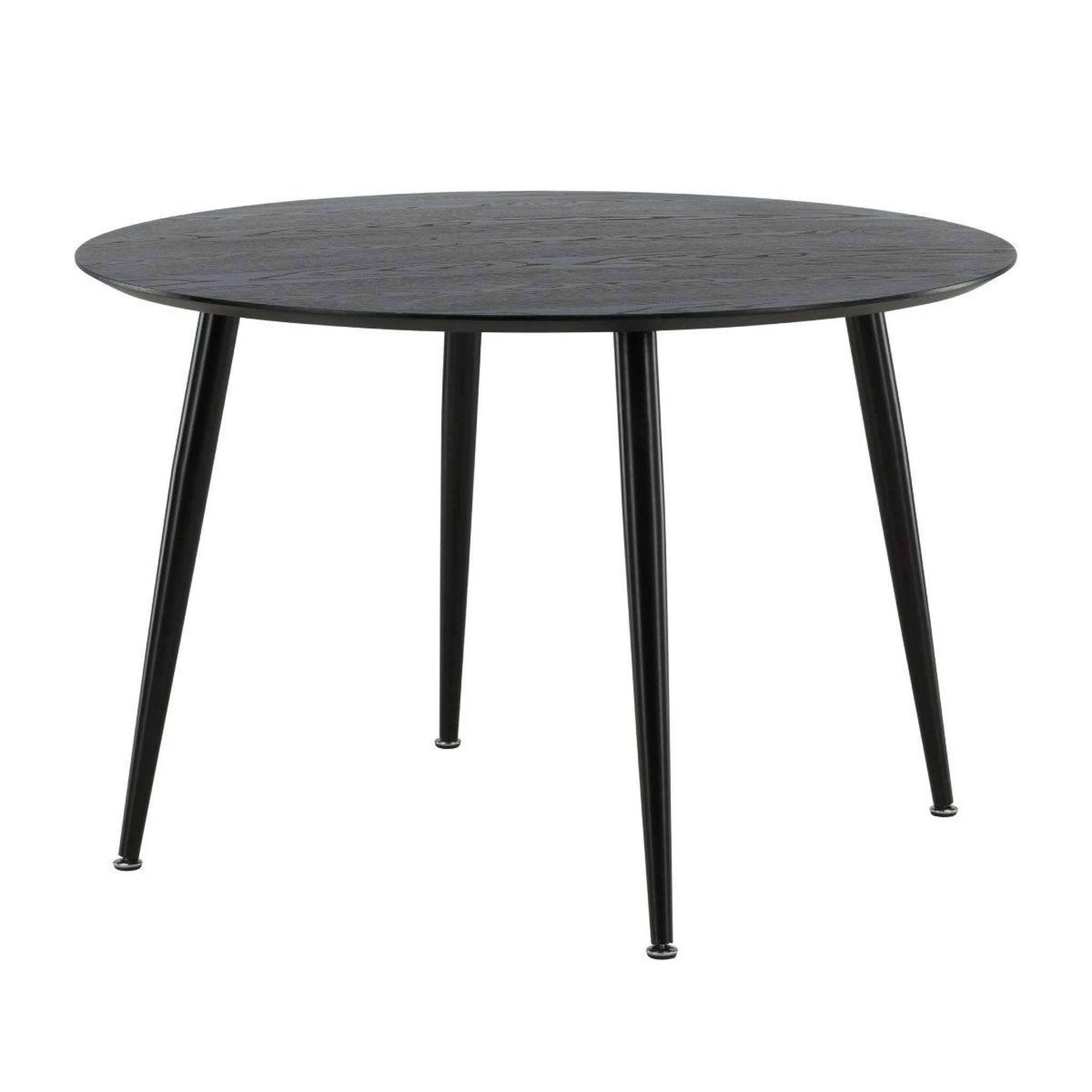 Paris Prix Table à manger ronde  dipp  115cm noir