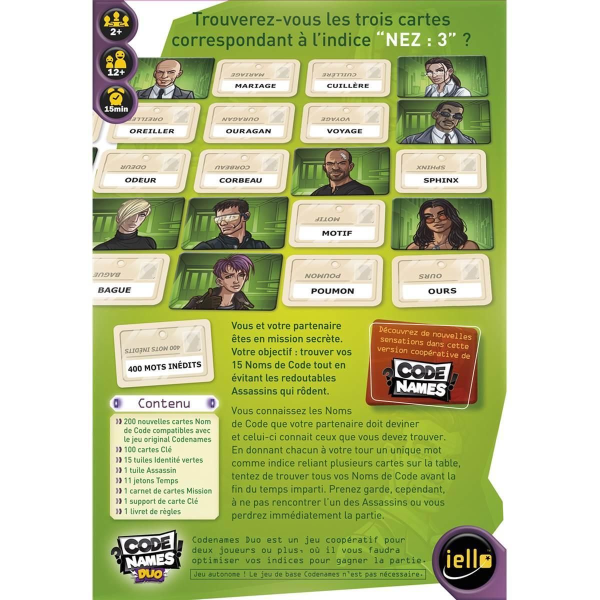 IELLO Jeu CodeNames Duo