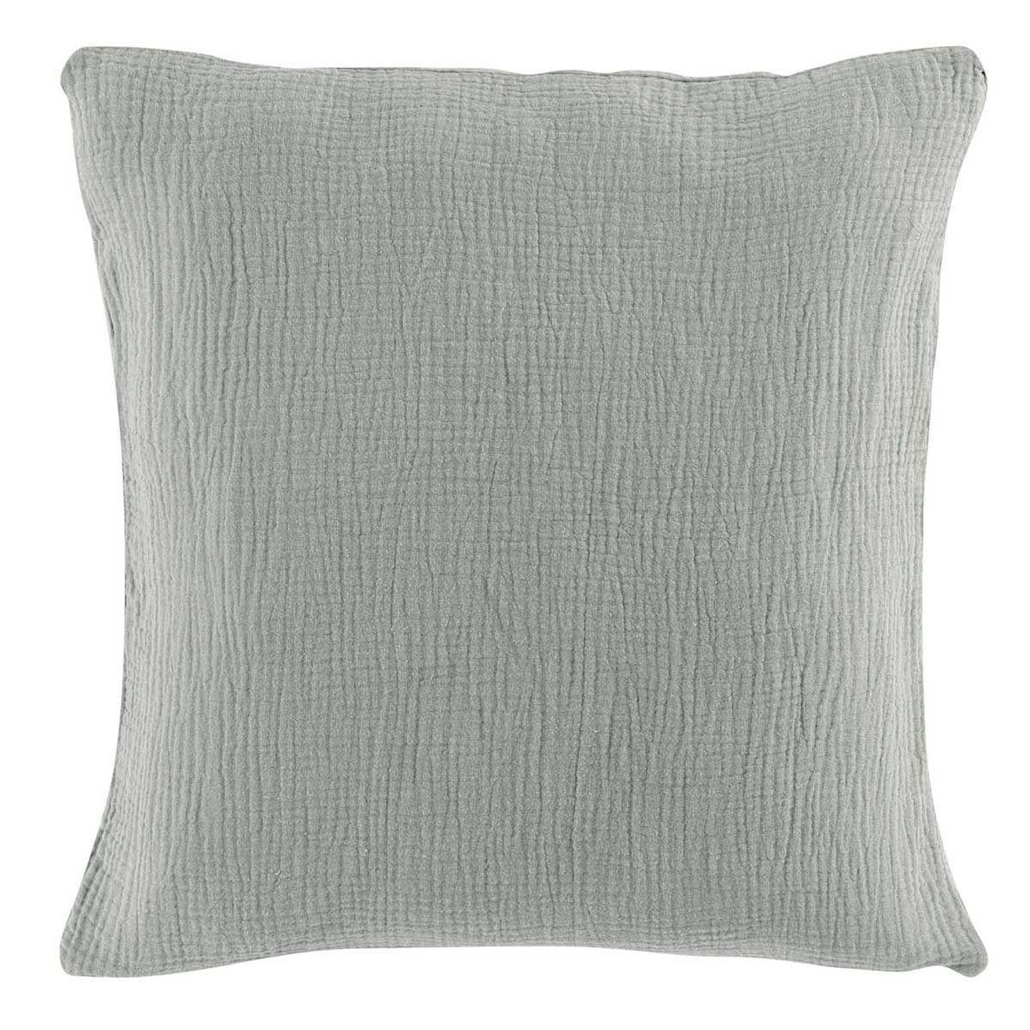 Voir la diapositive 1 : Douceur d'Intérieur Coussin déco uni  angelia  40x40cm gris