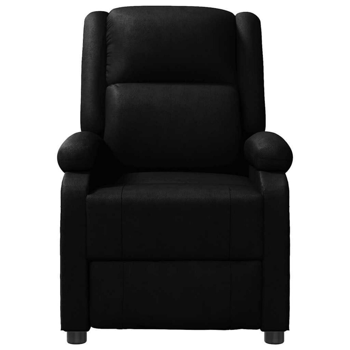 VIDAXL Fauteuil de massage Noir Similicuir