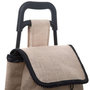 Voir la diapositive 2 : FIVE Chariot de Marché  Jute  33L Beige