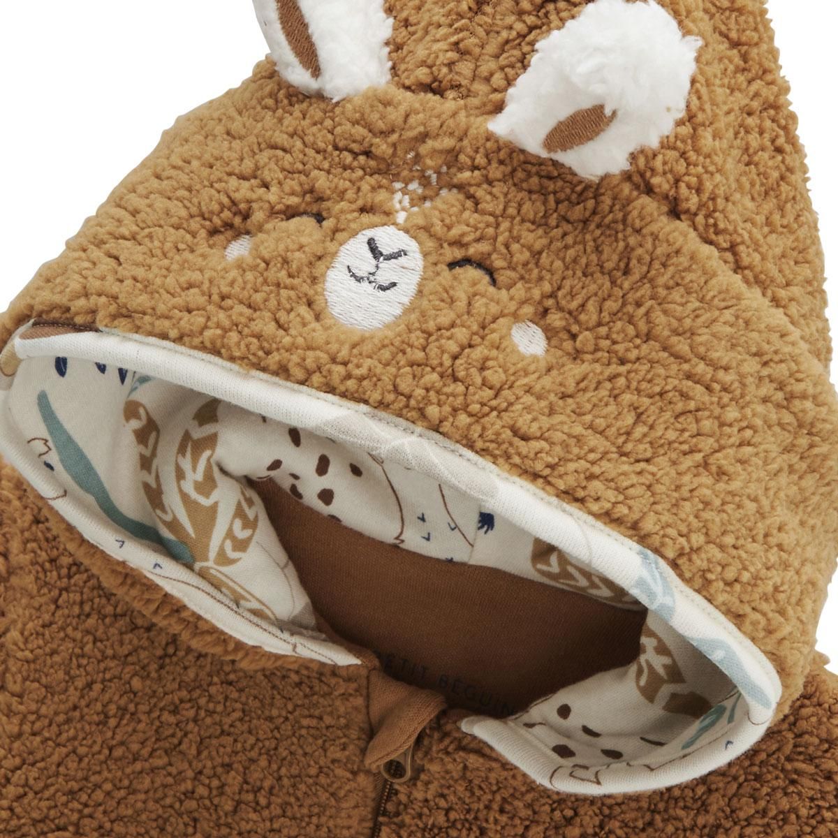 Petit Béguin Ensemble bébé veste et pantalon en sherpa Lamascotte