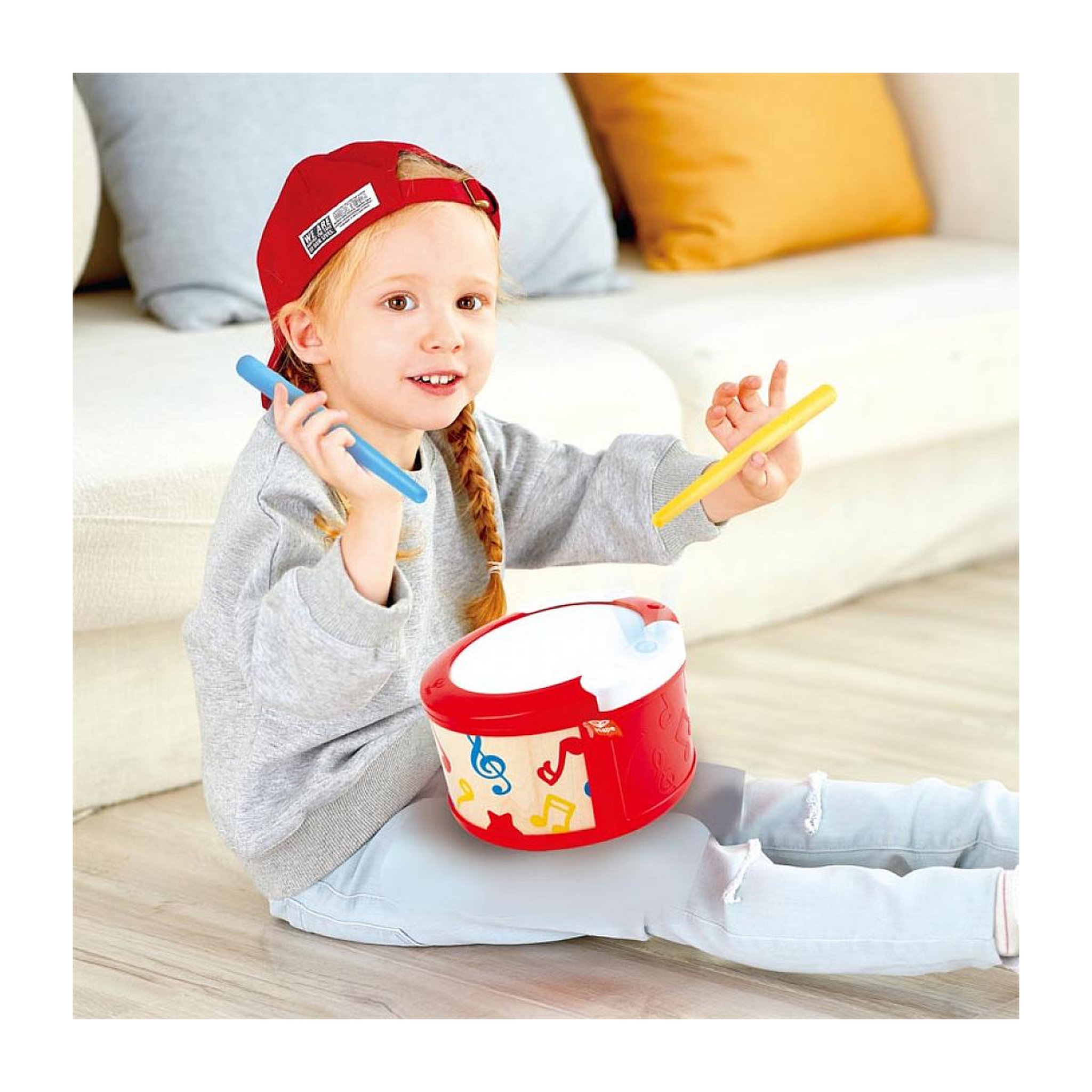 Voir la diapositive 2 : Hape Mon tambour lumineux interactif