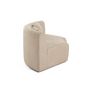 Voir la diapositive 3 : LISA DESIGN Ikare - module d'assise d'angle réversible - en tissu