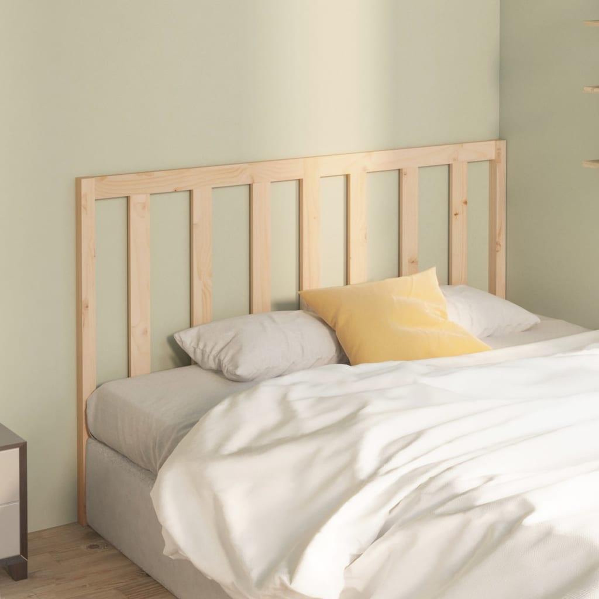 Voir la diapositive 3 : VIDAXL Tete de lit 141x4x100 cm Bois massif de pin