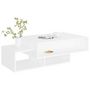 Voir la diapositive 4 : VIDAXL Table basse Blanc 105x55x32 cm Bois d'ingenierie