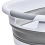 Voir la diapositive 6 : FIVE Corbeille à Linge  Rétractable  21L Blanc & Gris