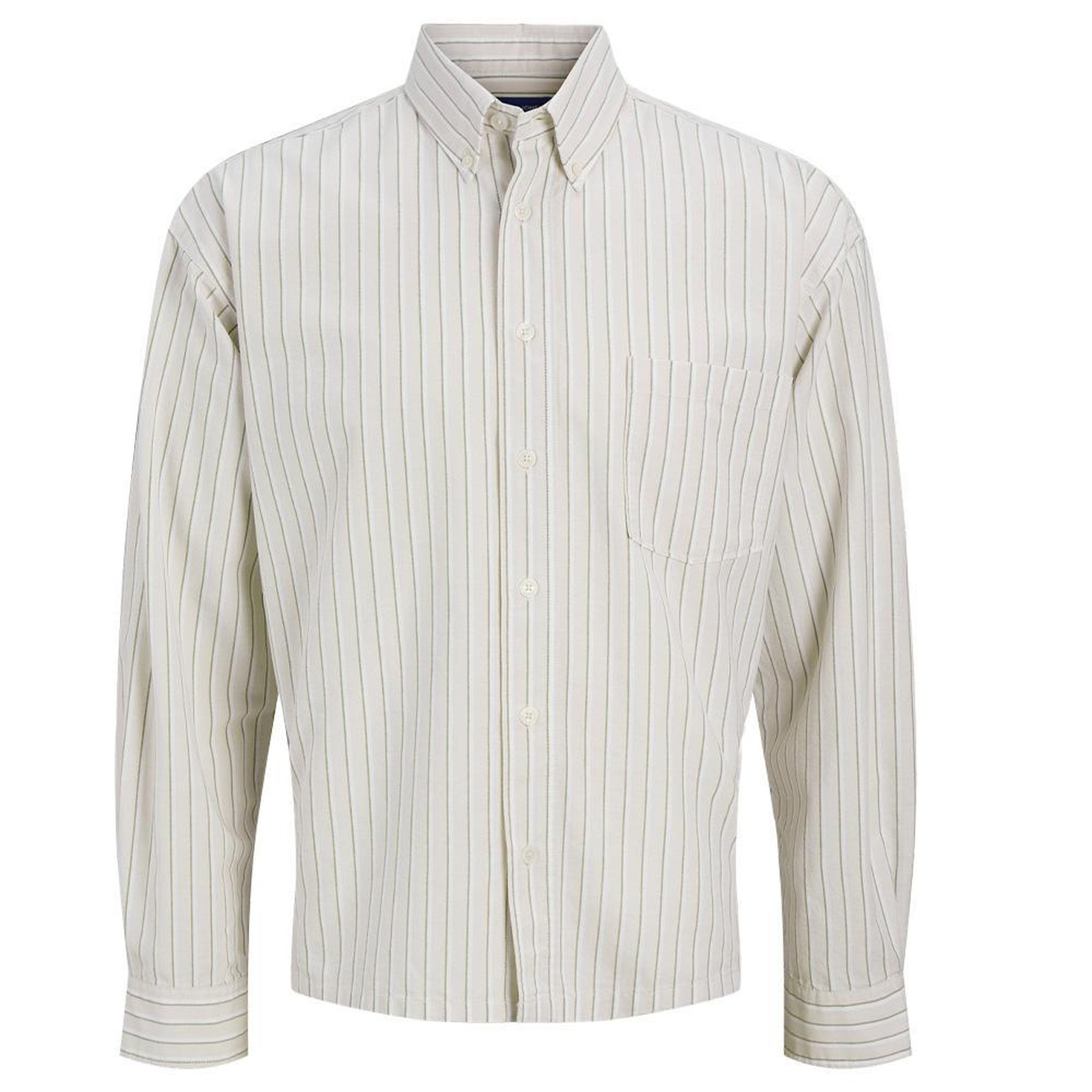 Jack & Jones Chemise rayure beige homme jack & jones jortheo. Coloris disponibles : Beige