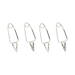 Fackelmann Lot de 4 pinces à escargots Fackelmann