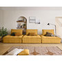 Voir la diapositive 1 : LISA DESIGN Marisol - canapé modulable droit 3 places - velours texturé