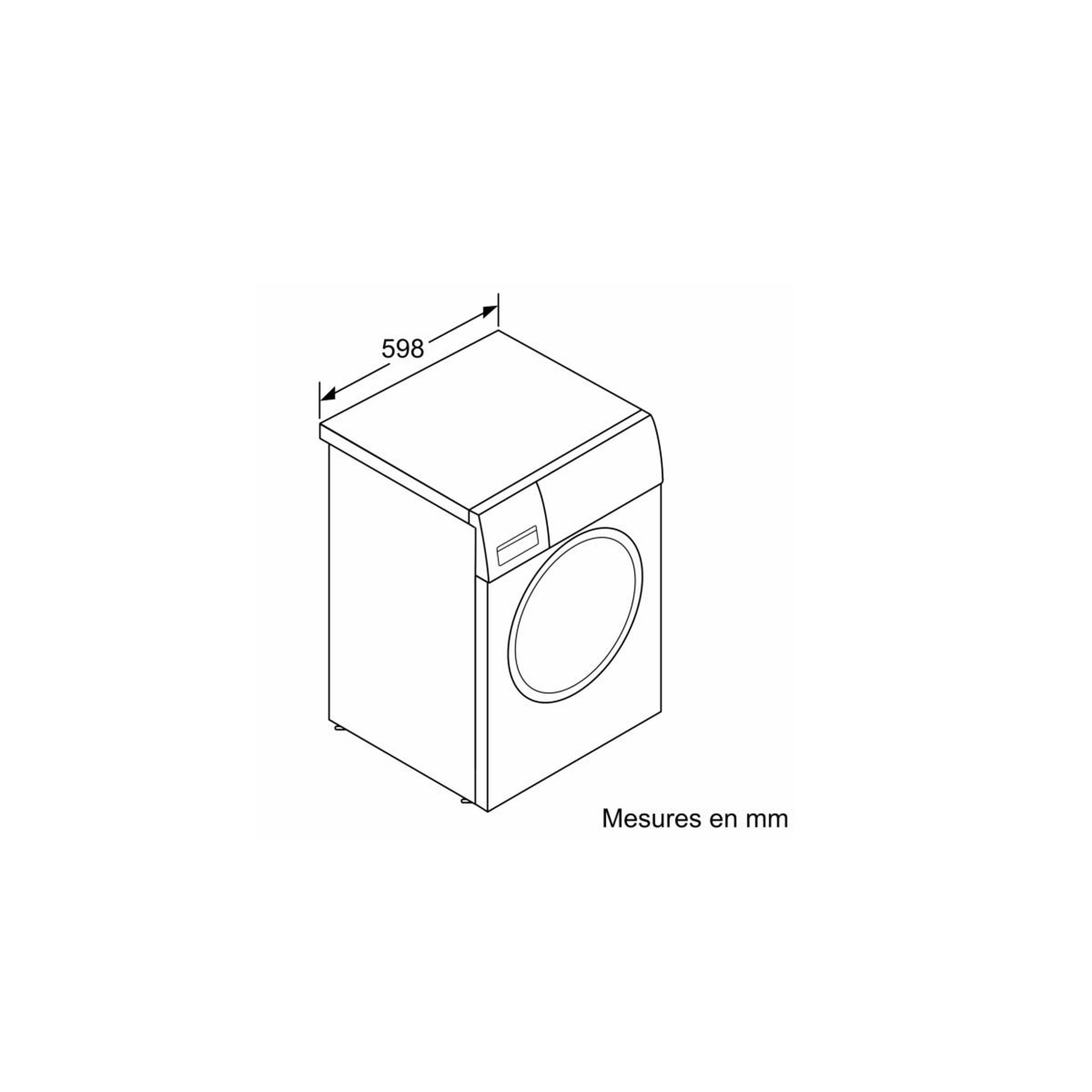 Voir la diapositive 3 : BOSCH Lave-linge frontal 9kg 1400tr/min - wgg244z3fr