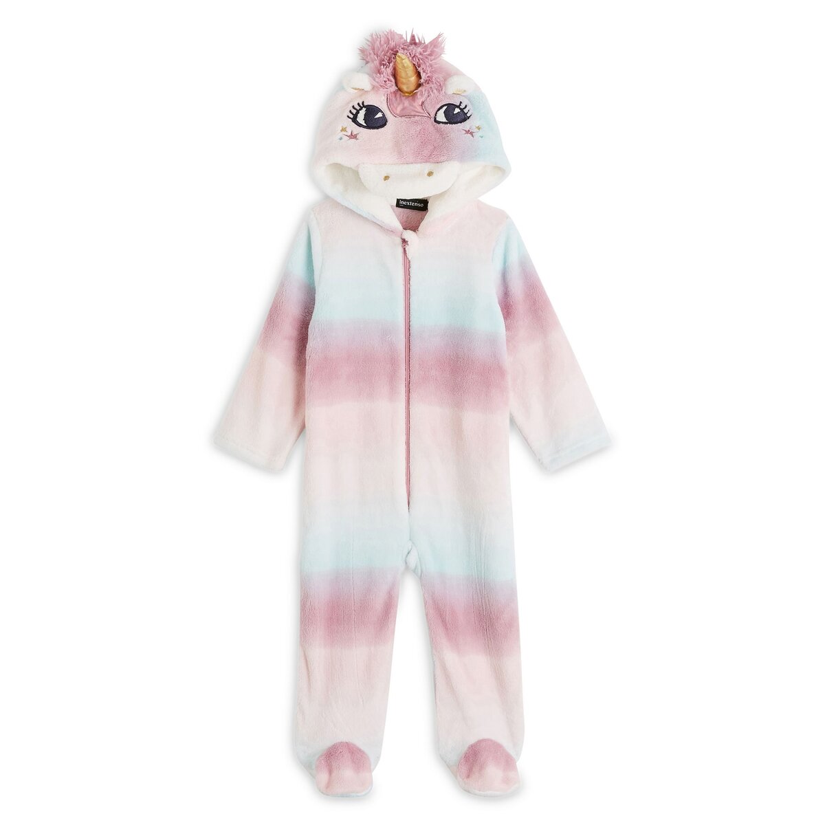 IN EXTENSO Combinaison peluche licorne bébé fille