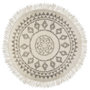 Voir la diapositive 1 : ATMOSPHERA Tapis Ethnique - Diam. 120 cm - Beige