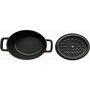 Voir la diapositive 3 : BAUMALU Cocotte 29 cm et couvercle 4.7L noir black