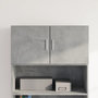 Voir la diapositive 1 : VIDAXL Armoire murale gris béton 80x42,5x40 cm bois d ingénierie