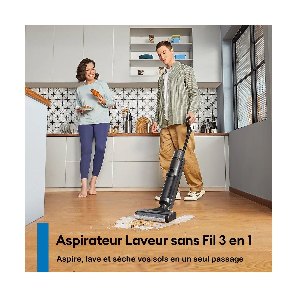 e.ziclean Aspirateur laveur Cyclowash P8 Wet & Dry