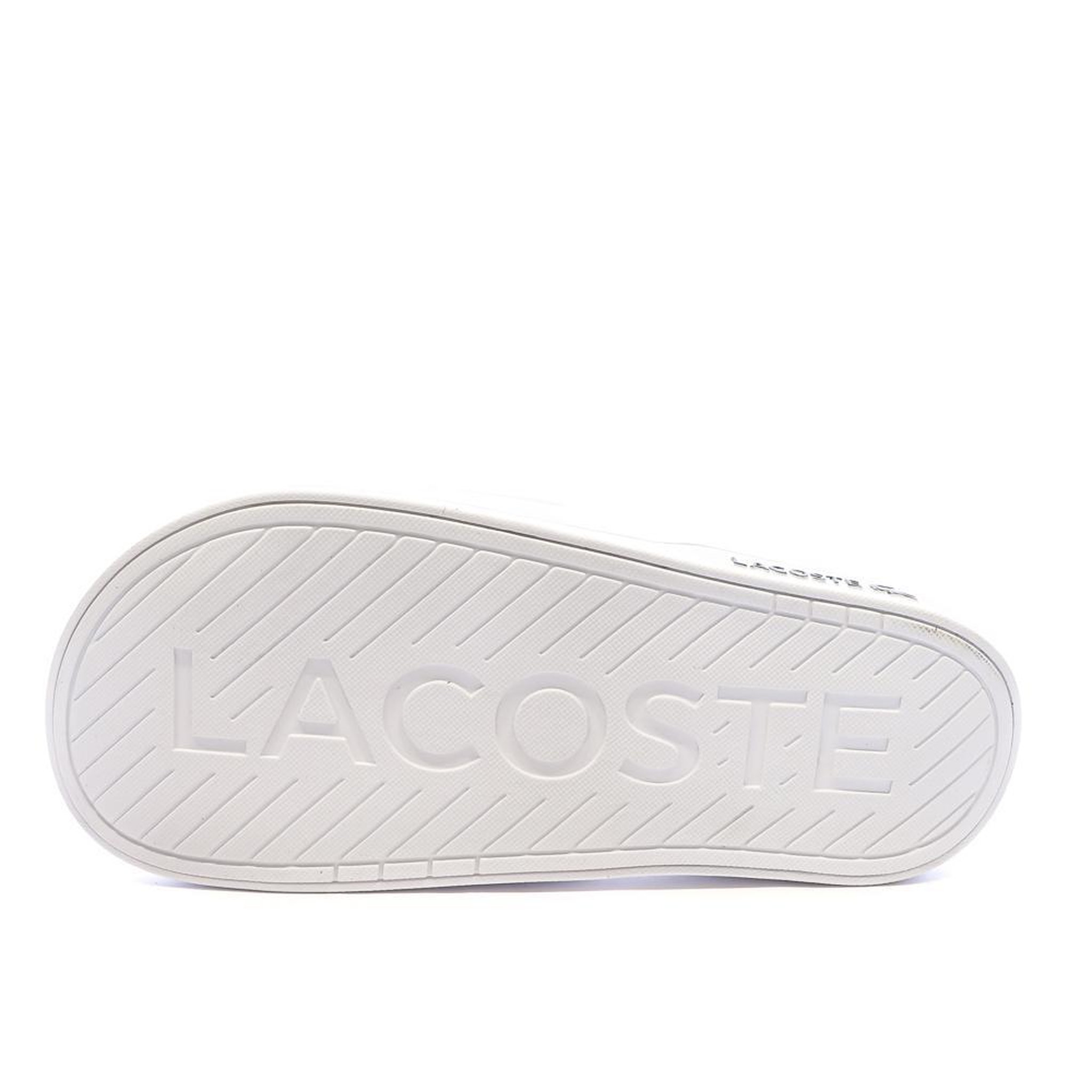 Voir la diapositive 2 : Lacoste Claquettes Blanches Lacoste Serve Slide Dual