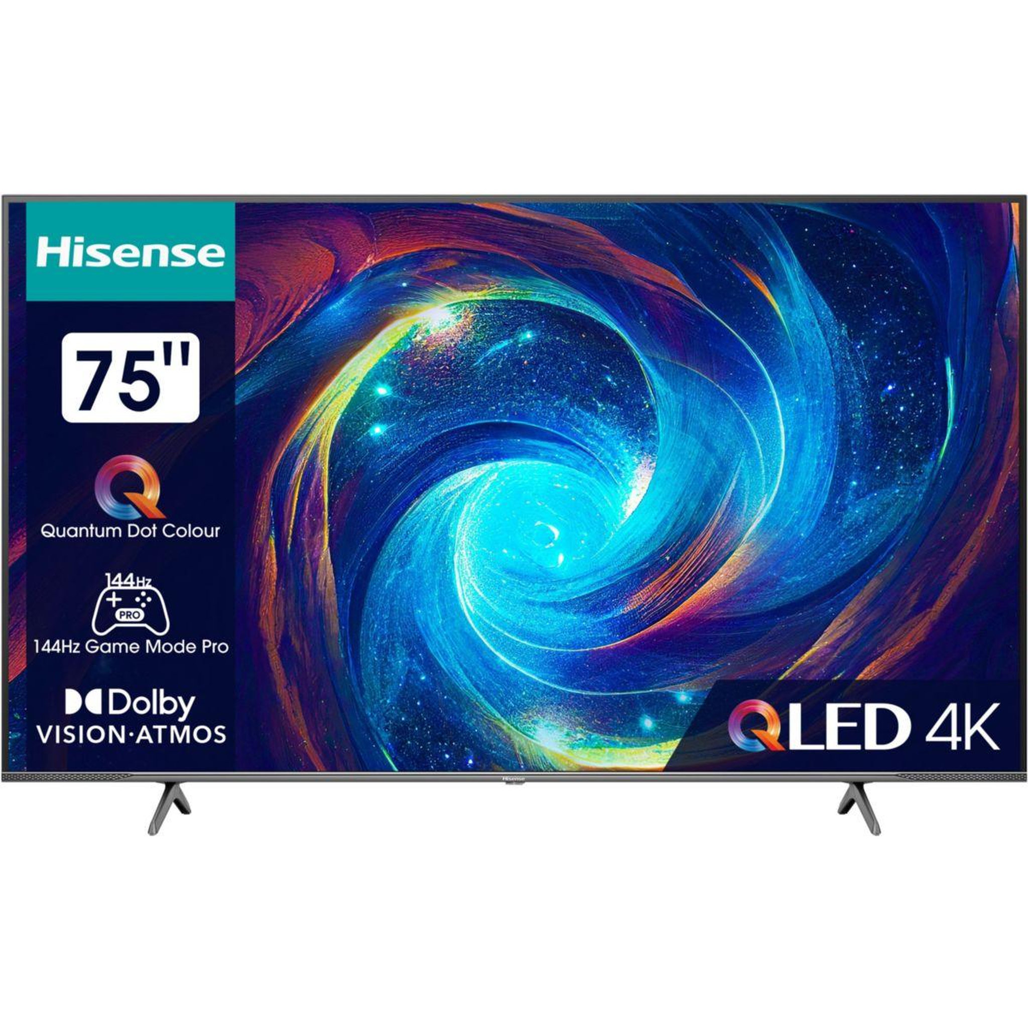 Voir la diapositive 1 : Hisense TV QLED 75E7KQ PRO