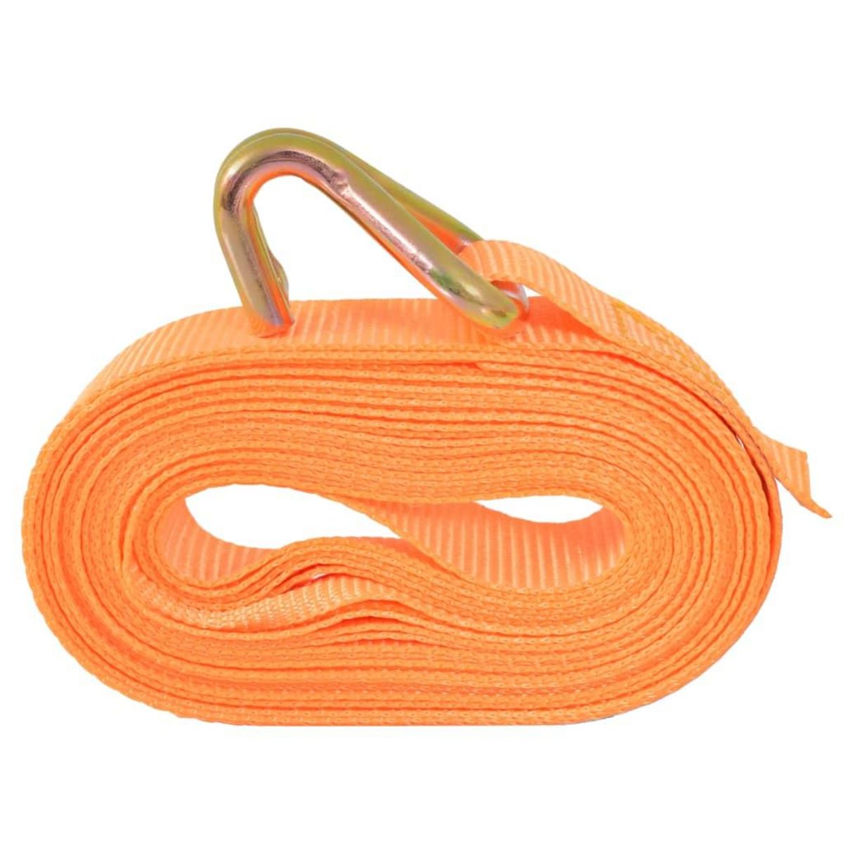VIDAXL Sangle d'arrimage a cliquet 4 pcs 0,4 tonne 6 m x 25 mm Orange