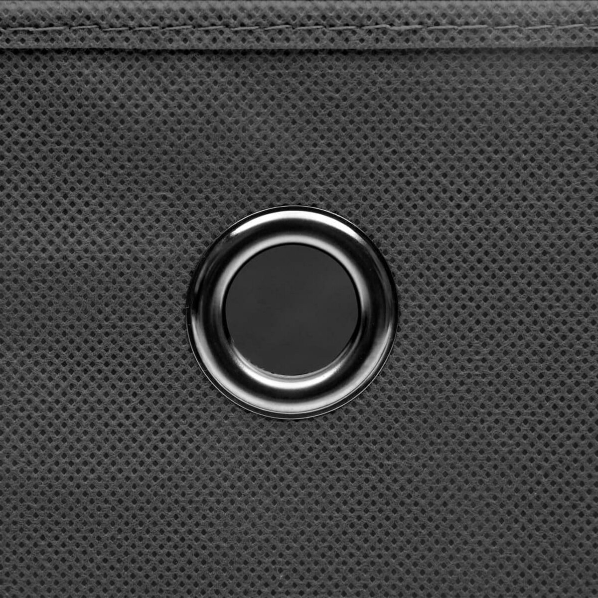 VIDAXL Boîtes de rangement avec couvercles 4 pcs 28x28x28 cm Gris