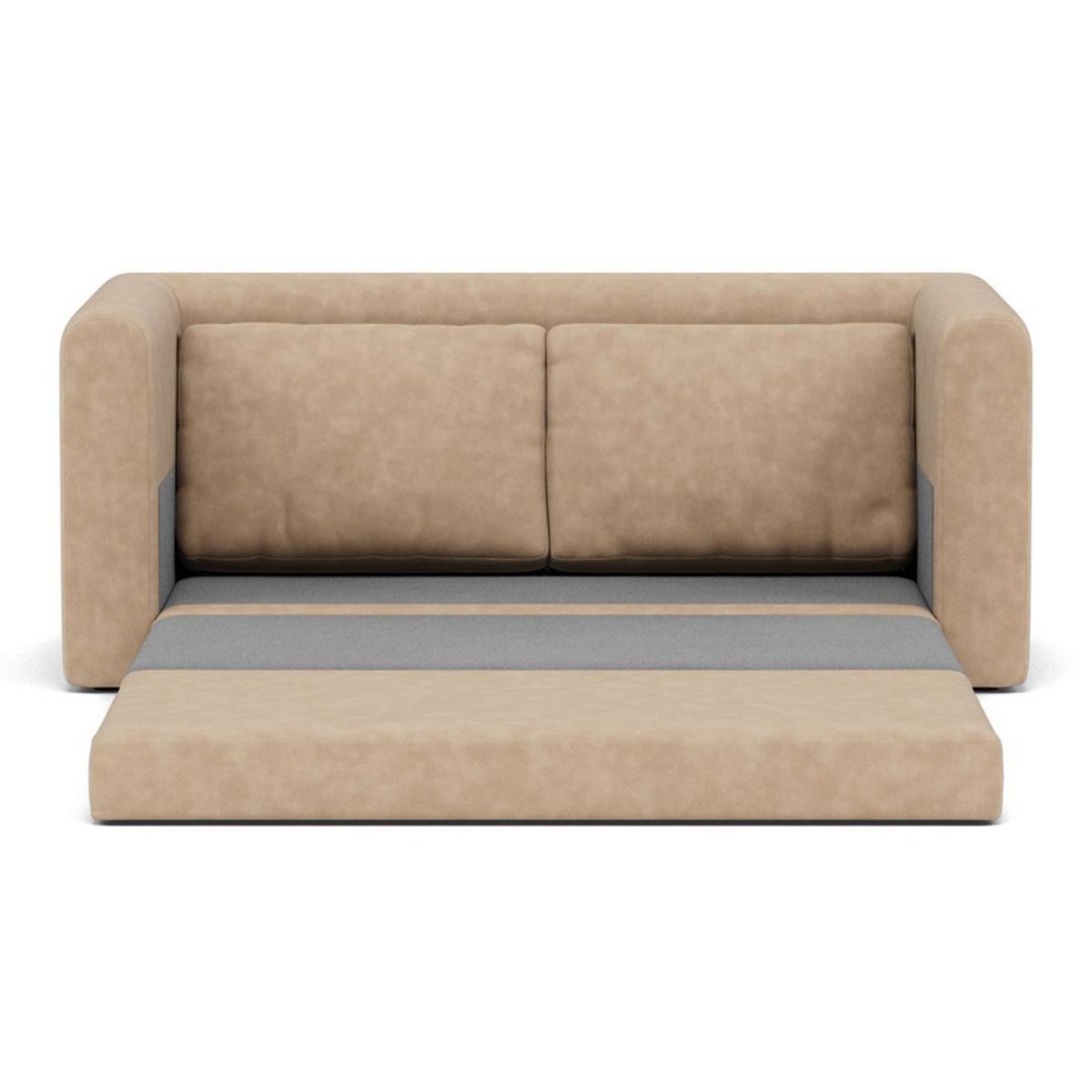 BEST MOBILIER Marilia - canapé 2 places convertible déplimousse en simili