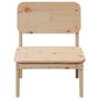 Voir la diapositive 3 : VIDAXL Chaise de jardin 60x52,5x72 cm bois de pin massif