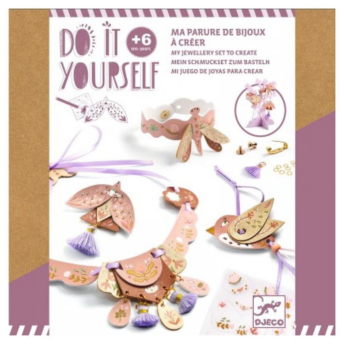 Djeco Miss Rosefinch ma parure de bijoux a creer