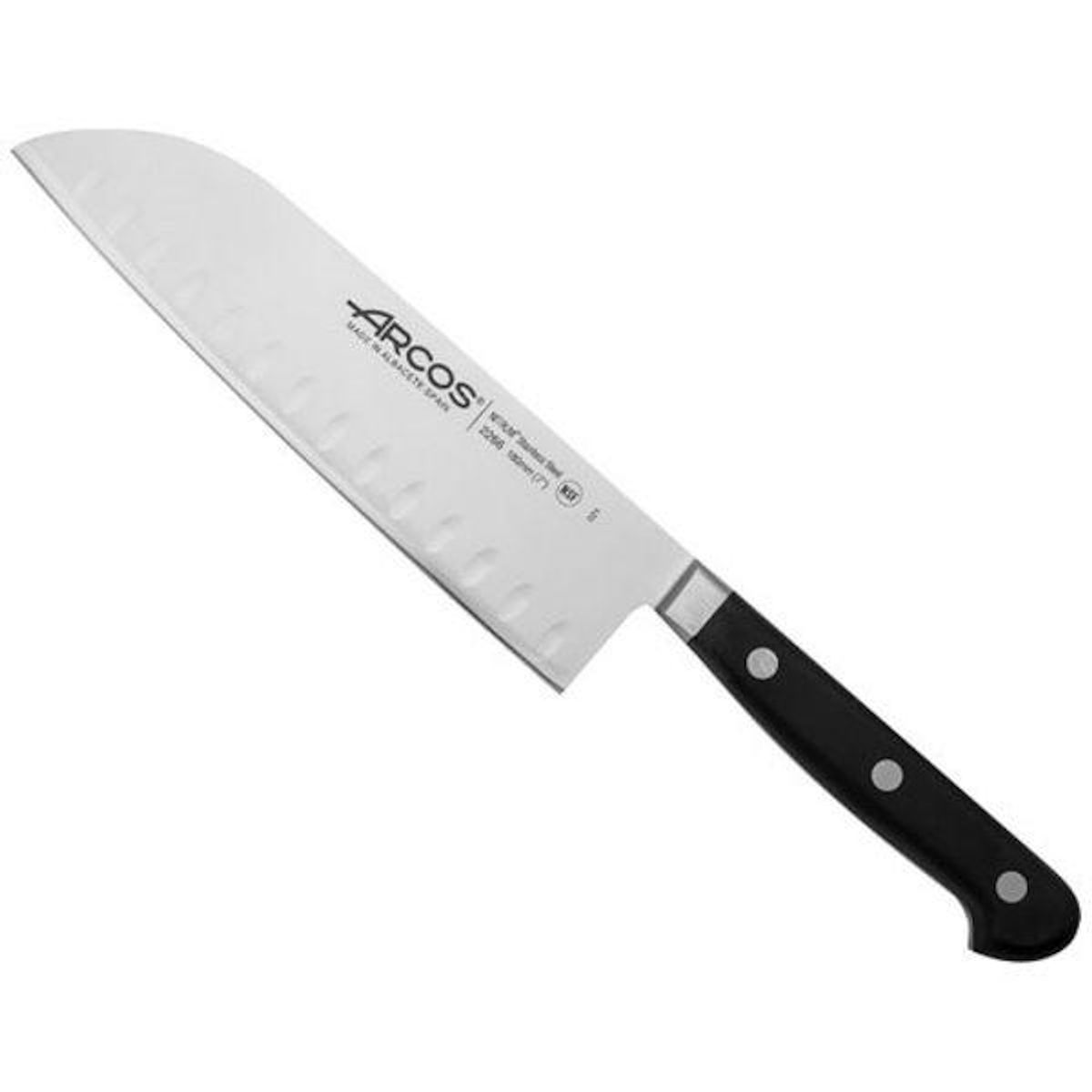 Arcos Opera couteau santoku alveole  18cm - 226600