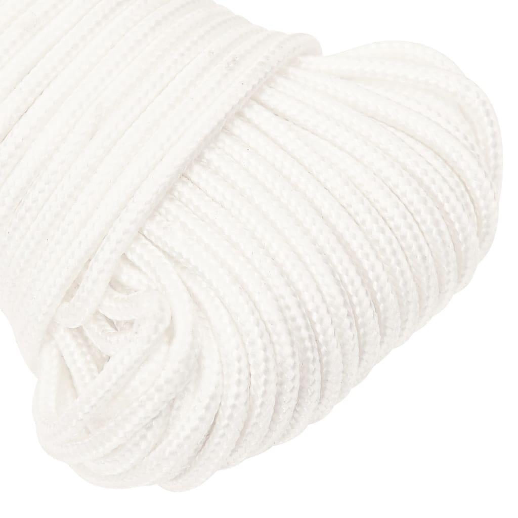 Voir la diapositive 4 : VIDAXL Corde de bateau Blanc complet 5 mm 50 m Polypropylene